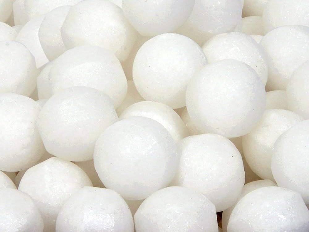 Naphthalene Balls – 200g (White) | Anti-Moth, Insect & Odor Repellent for Clothes, Cupboards, Drawers & Toilets | Long-Lasting Freshness | Premium Quality Moth Balls for Home Use
